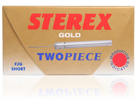Sterex Gold Two Piece Probes  |  Short F Shank